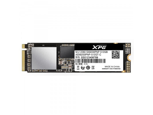 ADATA XPG SX8200 Pro M.2 NVME 512GB PCIe Gen3x4 ASX8200PNP-512GT-C
