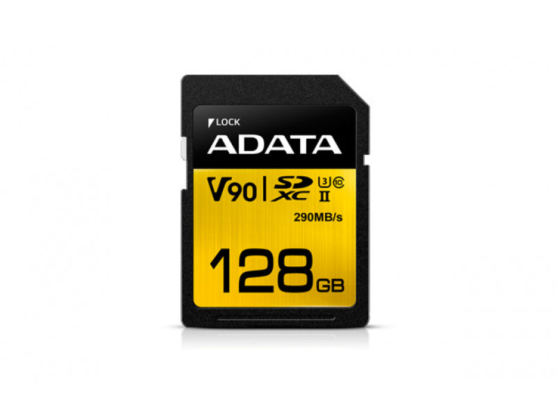 ADATA SDXC UHS-II U3 Class 10 128GB Premier One  ASDX128GUII3CL10-C