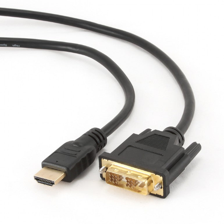 CableXpert HDMI to DVI cable with gold-plated 4.5 m CC-HDMI-DVI-15