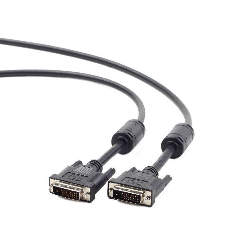 CableXpert DVI video cable dual link 15ft cable Black CC-DVI2-BK-15