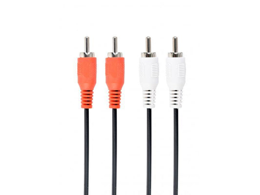 CableXpert Cinch-Stereo-Audiokabel. 1.8 m - CCA-2R2R-6