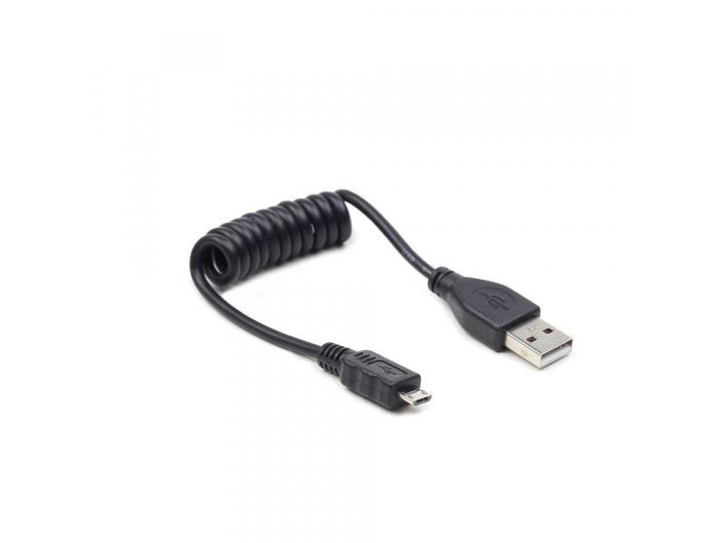 CableXpert Gedrehtes Micro-USB Kabel 0.6 m CC-mUSB2C-AMBM-0.6M