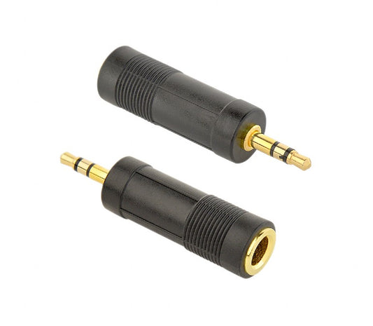 CableXpert 6.35 mm bis 3.5 mm Audioadapterstecker A-6.35F-3.5M