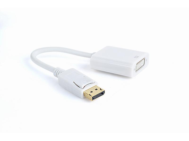 CableXpert DisplayPort auf DVI Adapter A-DPM-DVIF-002-W