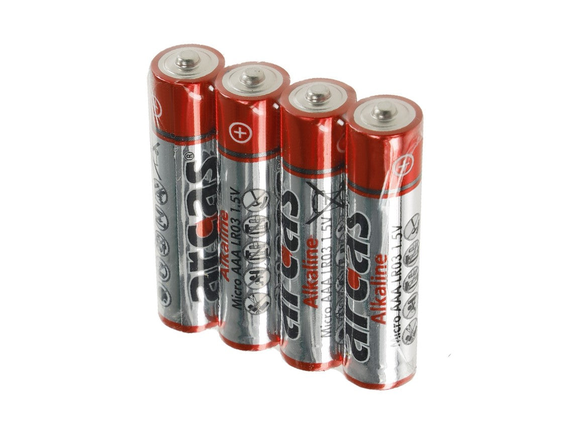 Battery ARCAS Alkaline Micro AAA LR03 (32+4 pcs.)