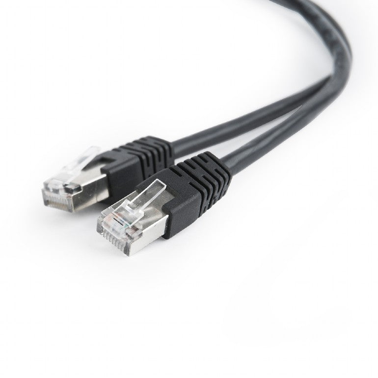 CableXpert FTP Cat5e Patchkabel black 2m PP22-2M/BK
