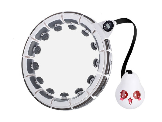 Adjustable Smart Hula Hoop (White-Grey)