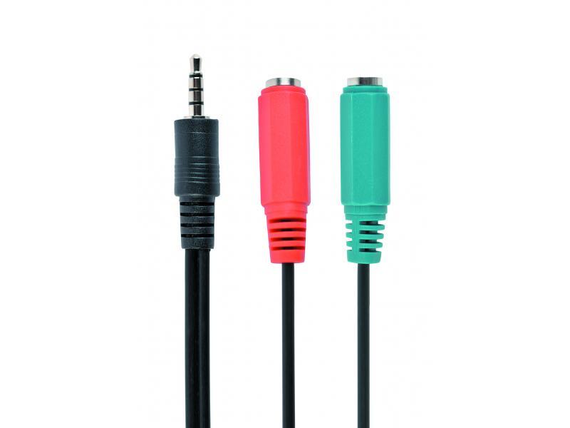 CableXpert 3.5 mm Audio + Mikrofon Adapterkabel 0.2 m CCA-417