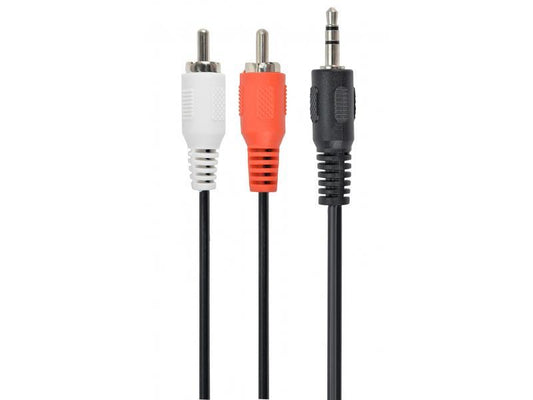 CableXpert 3.5 mm stereo to RCA plug cable 0.2 m CCA-458/0.2