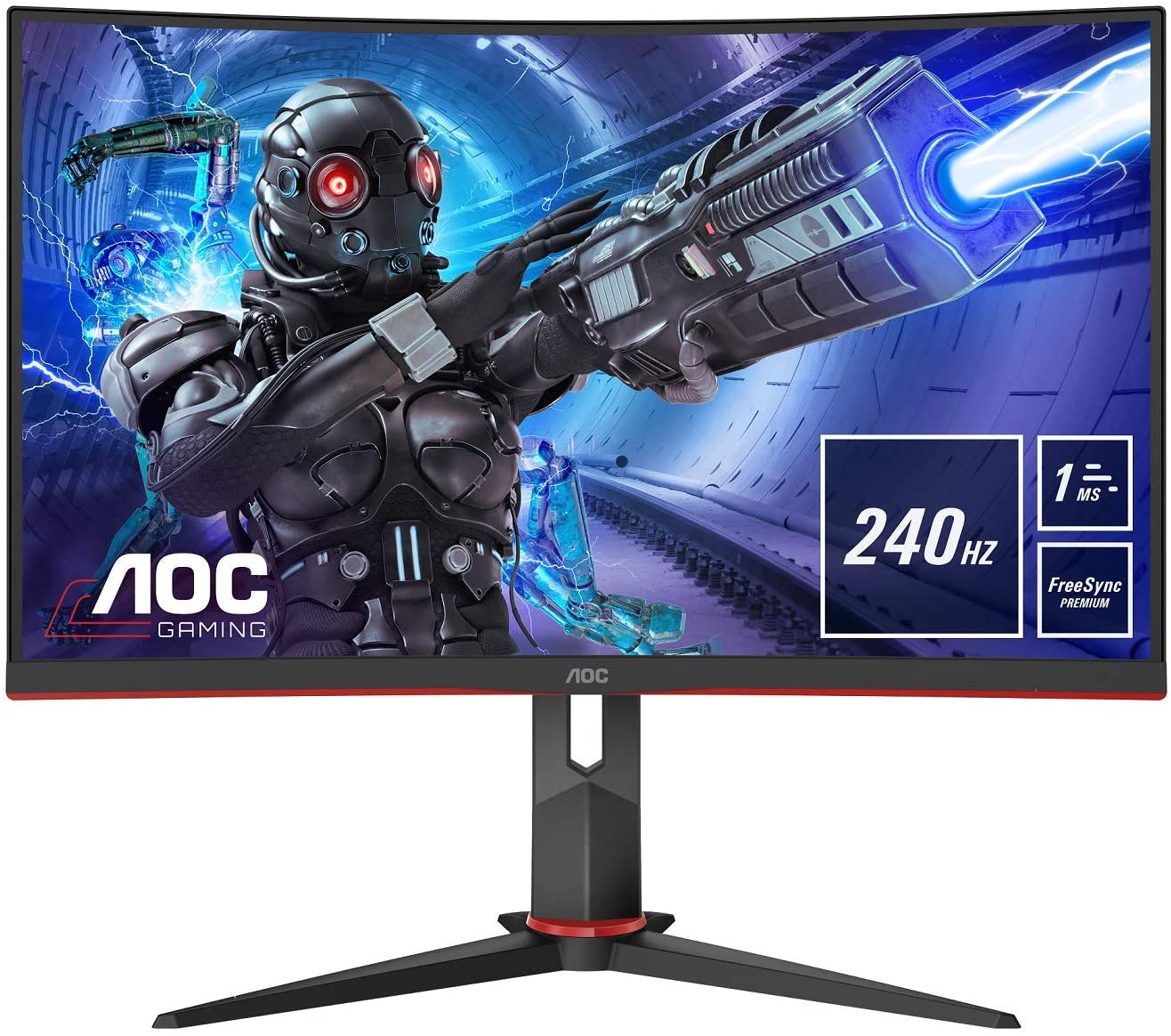AOC Monitor 31.5inch curved C32G2ze/BK - Flat Screen - 80 cm C32G2ZE