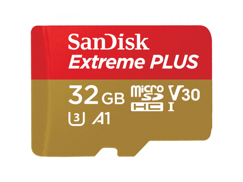 SanDisk microSDHC 100MB A1 32GB Extreme Plus SDSQXBG-032G-GN6MA