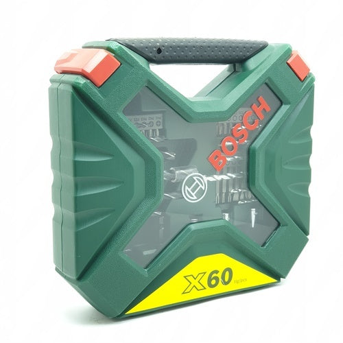 BOSCH 60er-Set Bohrer / Schrauber-Bits X-Line Clas. Pml 2607010611