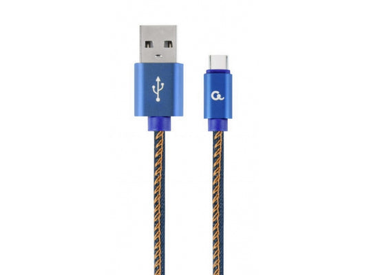 CableXpert 1m USB A - USB C - USB 2.0 480 Mbit/s Blau CC-USB2J-AMCM-1M-BL