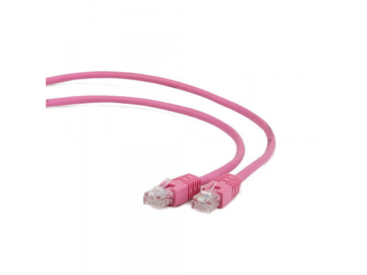 CableXpert Cat5e 0.5m - 0.5 m - Cat5e - U/UTP (UTP) -RJ-45 - Pink PP12-0.5M/RO