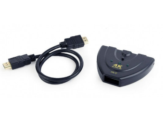 CableXpert HDMI - Black - 0.5 m - 5 V - 0.15 A - 77 mm DSW-HDMI-35