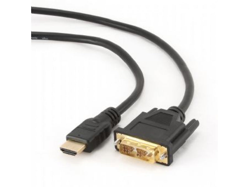 CableXpert 0.5 m - HDMI - DVI - Male - Male - Gold CC-HDMI-DVI-0.5M