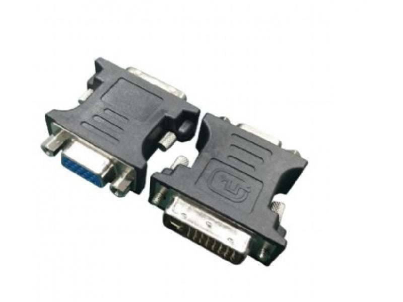 CableXpert DVI-A - VGA 15-pin - Black - Metallic A-DVI-VGA-BK