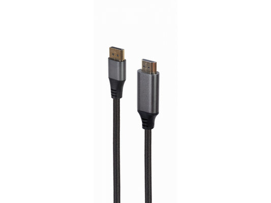 CableXpert CC-DP-HDMI-4K-6 DisplayPort to HDMI cable Premium 1.8 m - Cable - Digital/Display/Video C