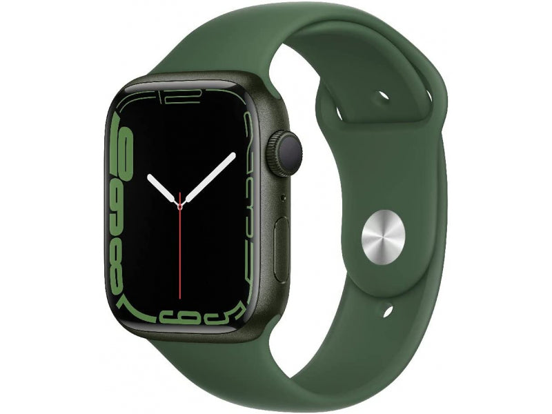 Apple Watch Series 7 GPS 45mm Green Aluminium Case with Clover Sport Band MKN73FD/A