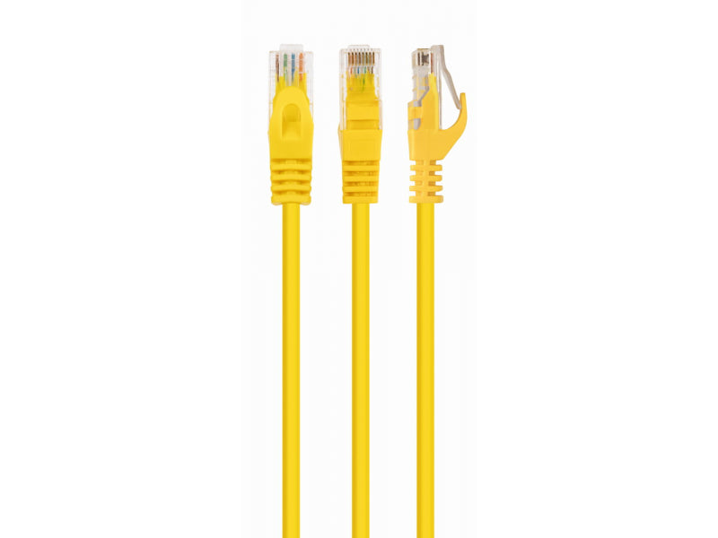 CableXpert CAT5e UTP Patch cord. yellow. 1.5 m - PP12-1.5M/Y