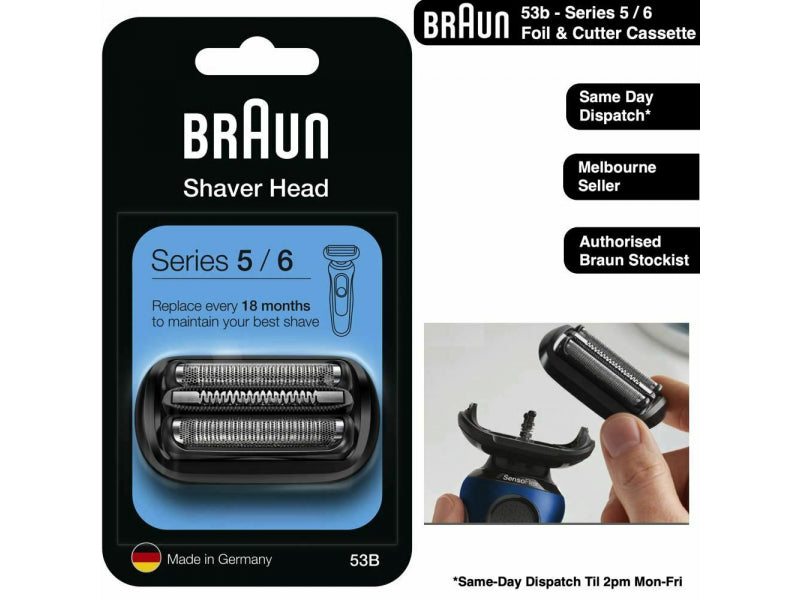 Braun 53B (New Gen S5/6) Foil & Cutter Replacement Cassette