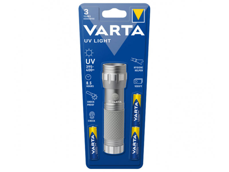 Varta LED Taschenlampe UV Light inkl. 3x Battery Alkaline AAA