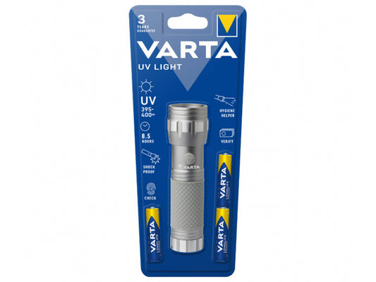 Varta LED Taschenlampe UV Light inkl. 3x Battery Alkaline AAA