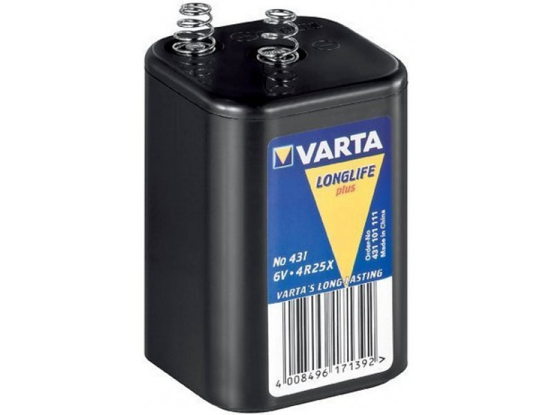 Varta Battery Zink-Kohle. 431. 6V. 8.500mAh. Shrinkwrap (1-Pack)