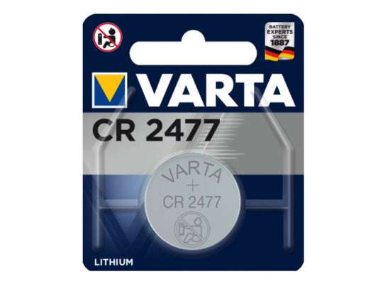 Varta Battery Lithium. Knopfzelle. CR2477. 3V . Retail Blister (1-Pack)