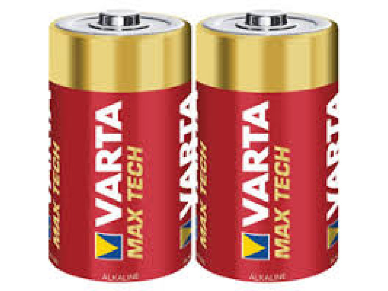Varta Battery Alkaline. Mono. D. LR20. 1.5V - Longlife Max Power (2-Pack)