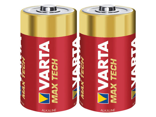 Varta Battery Alkaline. Baby. C. LR14. 1.5V - Longlife Max Power (2-Pack)