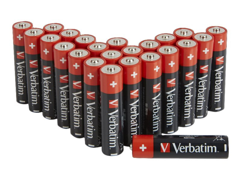 Verbatim Battery Alkaline. Micro. AAA. LR03. 1.5V - Premium. Box (24-Pack)