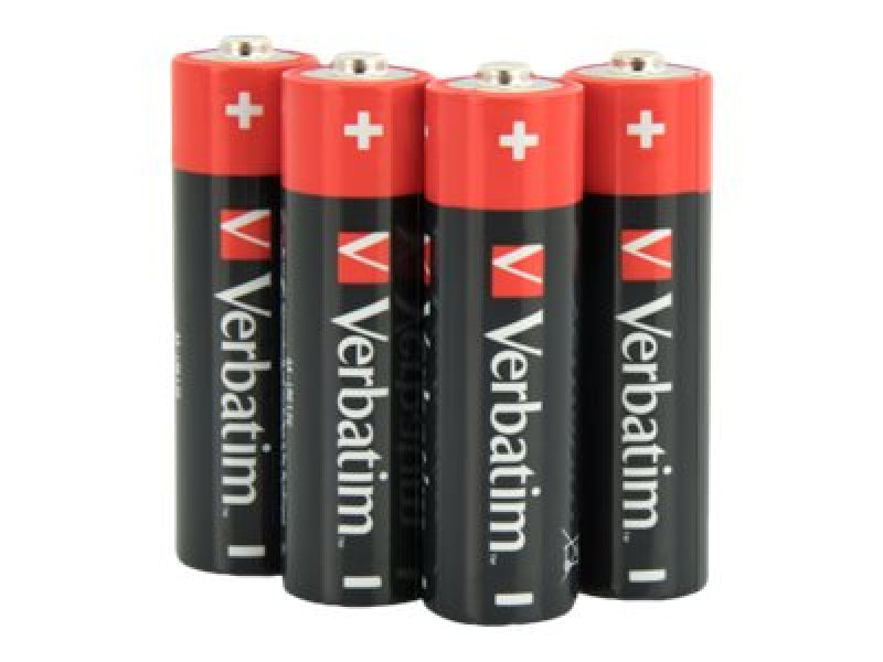 Verbatim Batterie Alkaline. Mignon. AA. LR06. 1.5V - Premium (4-Pack)
