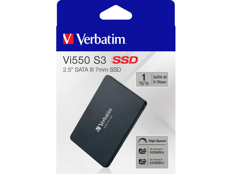 Verbatim SSD 1TB. SATA-III. 6.35cm (2.5\'\') - Retail