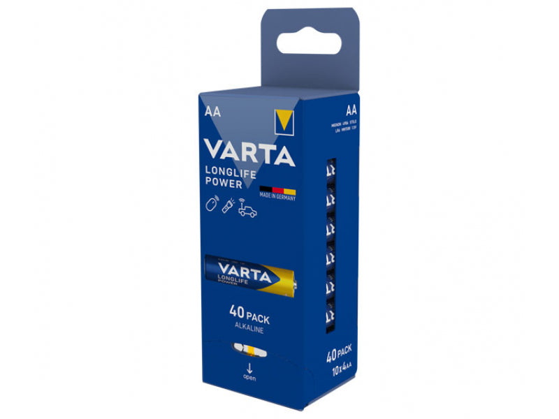 Varta Battery Alkaline. Mignon. AA. LR06. 1.5V Longlife Power (40-Pack)