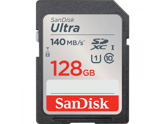 SanDisk Ultra 128 GB SDXC 140MB/s Extended Capacity SD SDSDUNB-128G-GN6IN