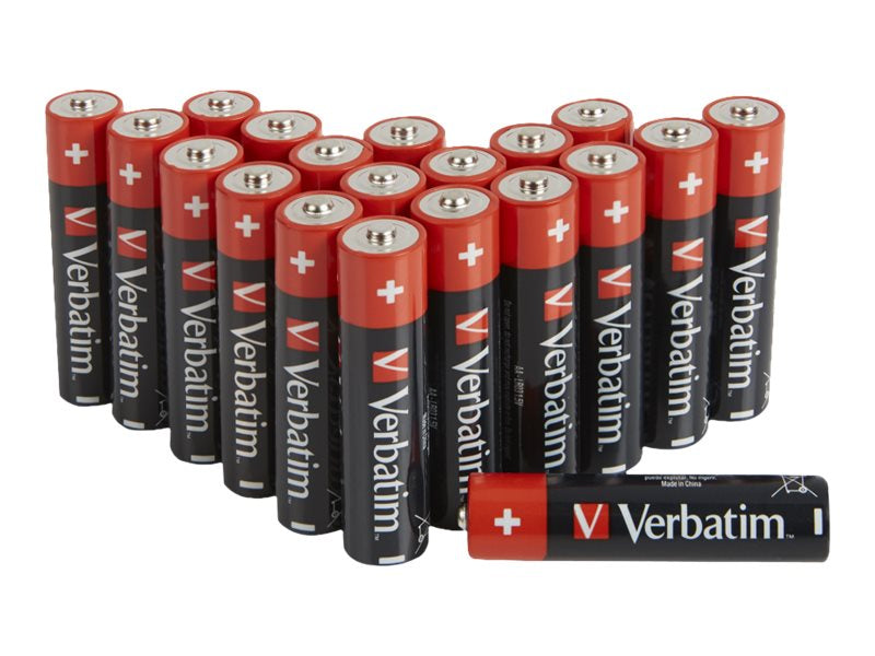 Verbatim Battery Alkaline. Mignon. AA. LR06. 1.5V . Blister (20-Pack)