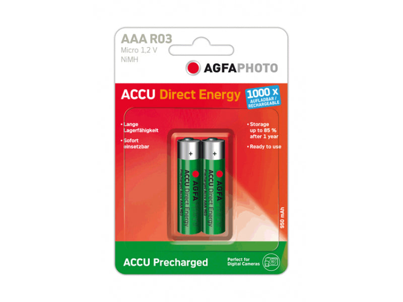 AGFAPHOTO Instant Energy AAA battery HR03 1.2V/950mAh (132-803944)