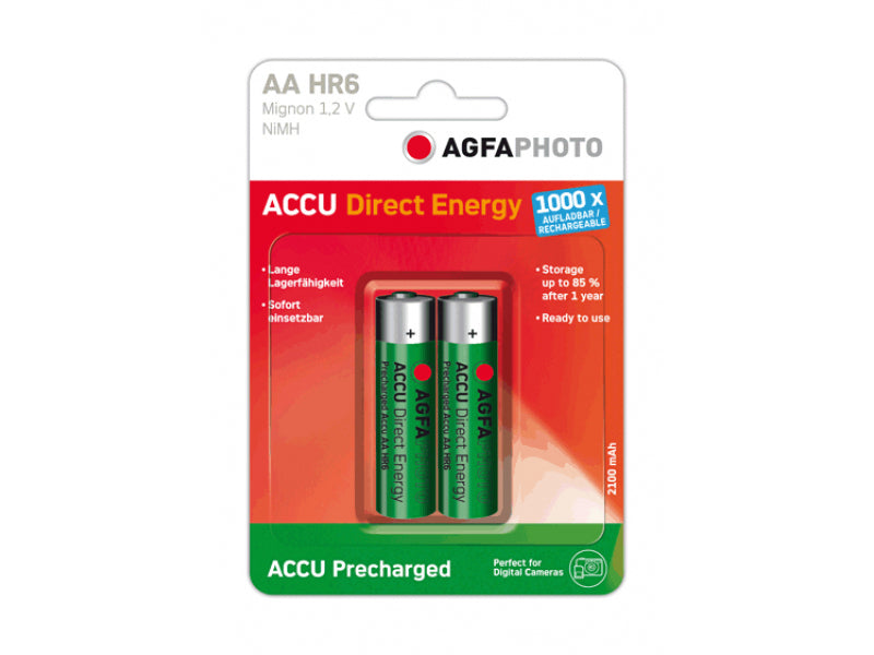 AGFAPHOTO Accu Direct Energy Mignon AA 2100mAh (2-Pack)