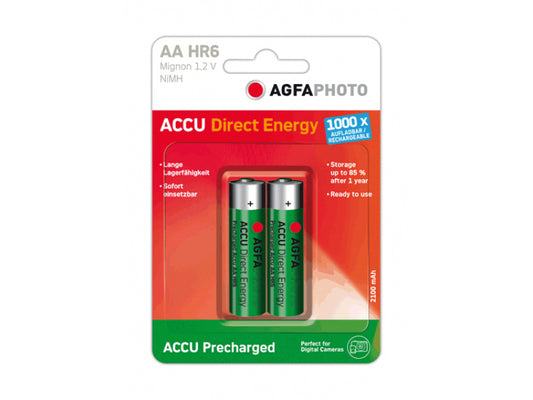 AGFAPHOTO Accu Direct Energy Mignon AA 2100mAh (2-Pack)