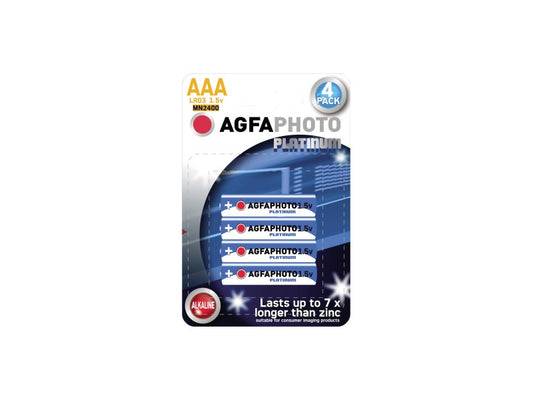 AGFAPHOTO Battery Platinum Alkaline AAA LR03 1.5V MN2400 (110-802572)