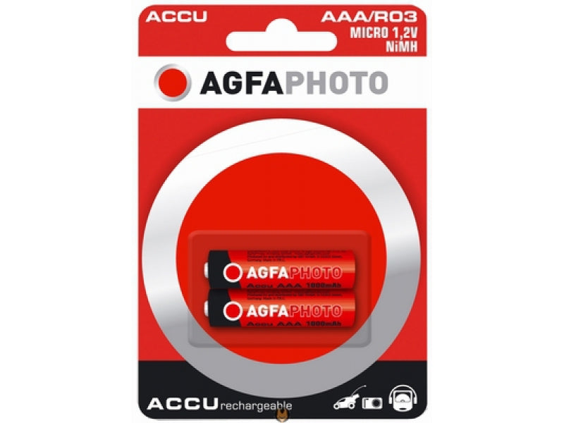 AGFAPHOTO AAA battery R03 Micro NiMH 1000mAh 1.2V (131-802824)