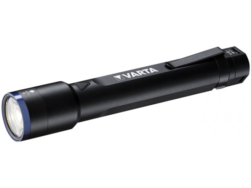 Varta F30R - Hand flashlight - Black - 2 m - IPX4 - LED -18901101111