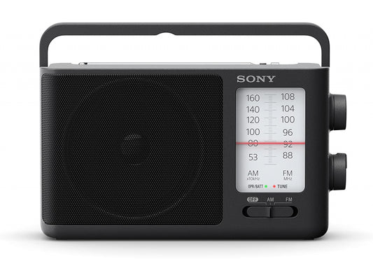 Sony Portable - AM.FM - Black - Rotary - 110 h - AA ICF506.CED