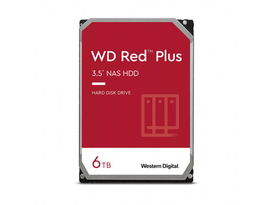 Western Digital Red Plus Festplatte HDD 6TB 3.5 WD60EFPX