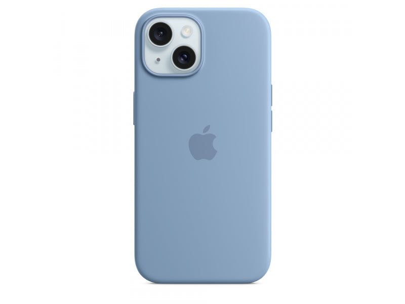 Apple iPhone 15 Silicone Case mit MagSafe Winter Blue MT0Y3ZM/A