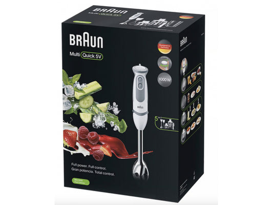 Braun MultiQuick 5V Hand Blender Set White/Gray MQ5245