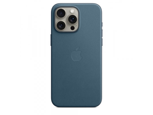 Apple iPhone 15 Pro Max FineWoven Case with MagSafe Pacific Blue MT4Y3ZM/A