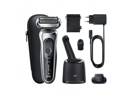 Braun Series 7 71-S7200cc Wet & Dry Shaver Silver 433637