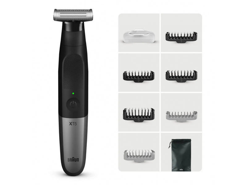 Braun Series XT 5200 Face & Body Trimmer Black/Silver 215121
